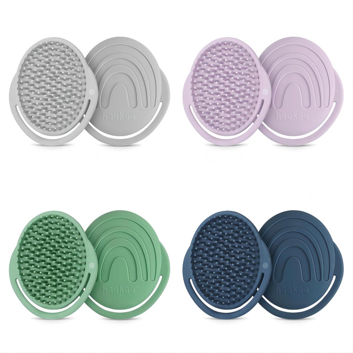 Haakaa Rainbow Silicone Shampoo Brush